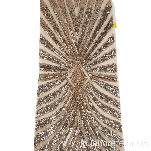ポリエステル編み輝き金金属製の布